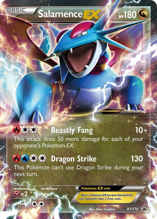 Pokemon Salamence EX XY170 XY Black Star Promos