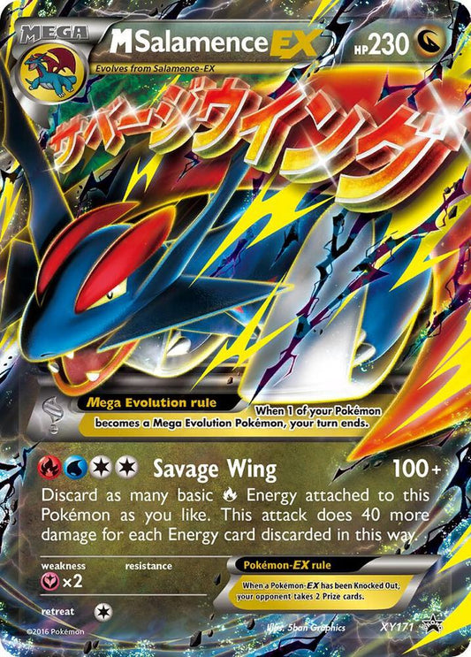 Pokemon M Salamence EX XY171 XY Black Star Promos