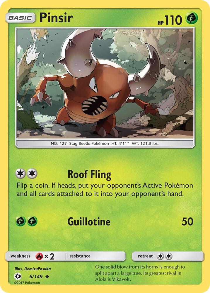 Pokemon  Pinsir  6/149  Sun & Moon