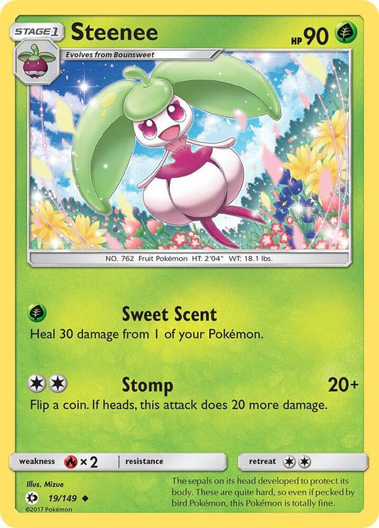 Pokemon  Steenee  19/149  Sun & Moon