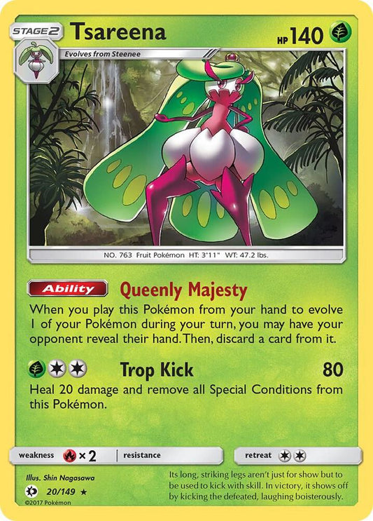 Pokemon  Tsareena  20/149  Sun & Moon