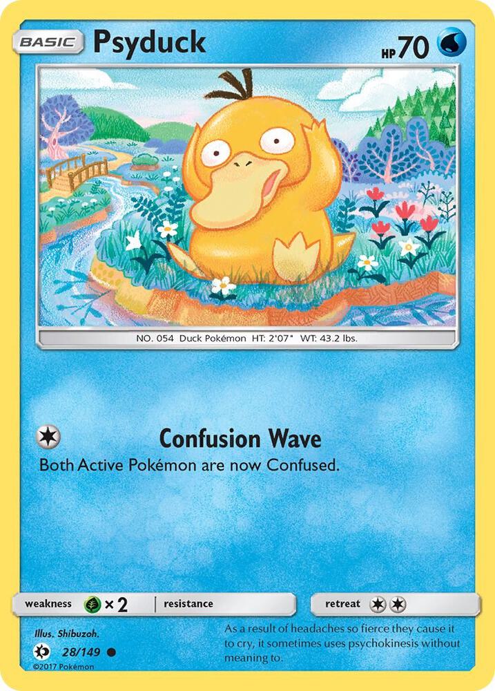 Pokemon  Psyduck  28/149  Sun & Moon
