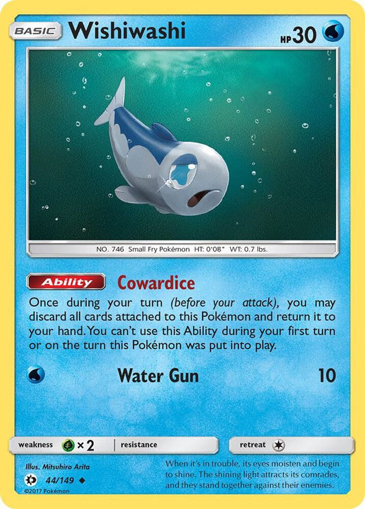 Pokemon  Wishiwashi  44/149  Sun & Moon