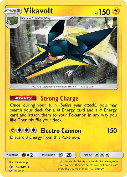 Pokemon  Vikavolt  52/149  Sun & Moon