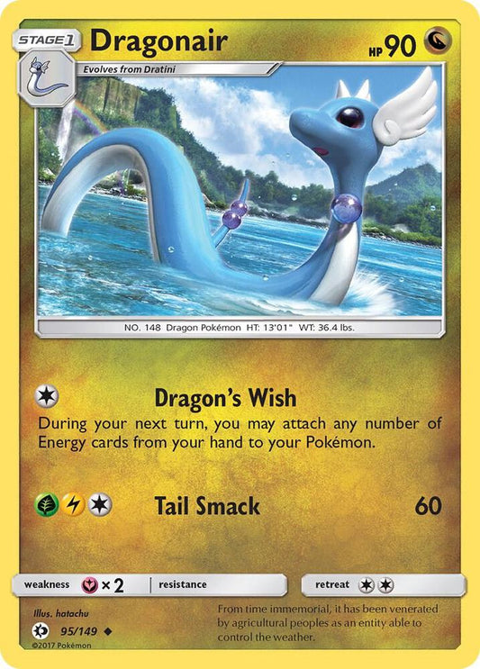 Pokemon Dragonair  95/149  Sun & Moon