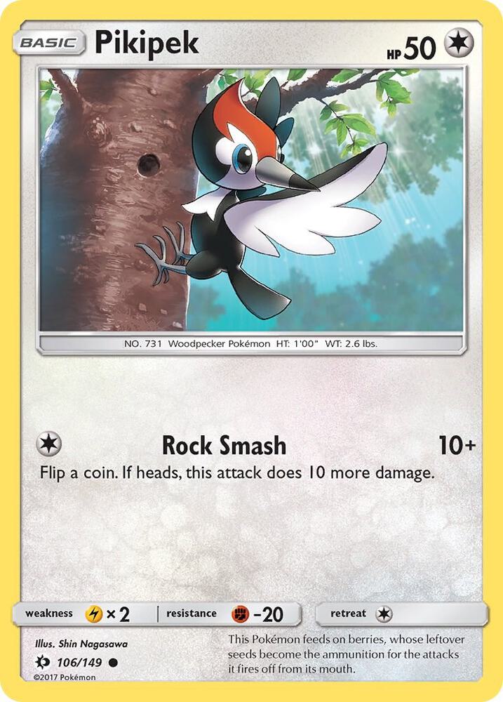Pokemon  Pikipek  106/149  Sun & Moon