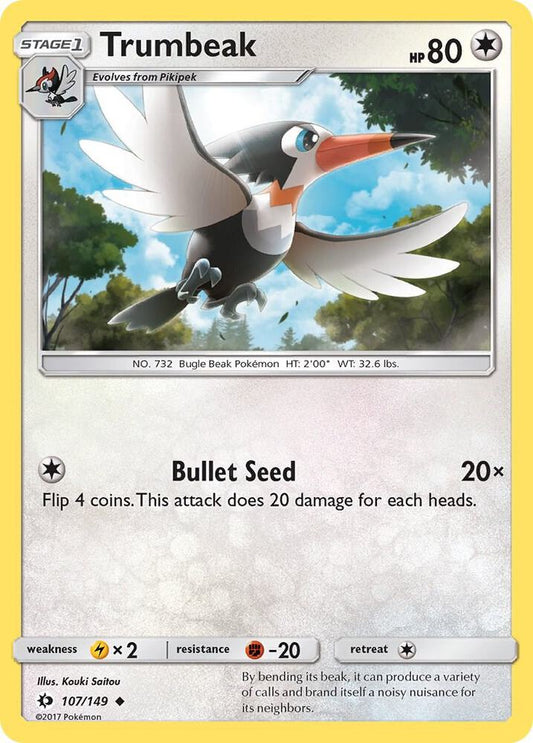 Pokemon  Trumbeak  107/149  Sun & Moon
