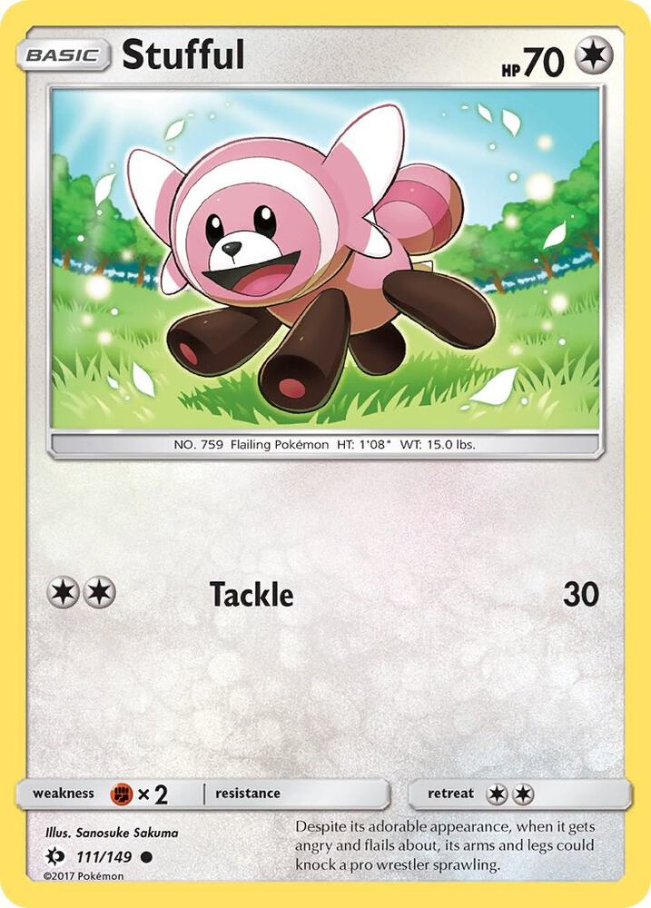 Pokemon  Stufful  111/149  Sun & Moon
