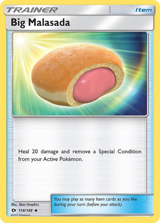 Pokemon Big Malasada  114/149  Sun & Moon