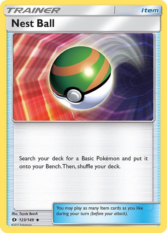 Pokemon  Nest Ball  123/149  Sun & Moon