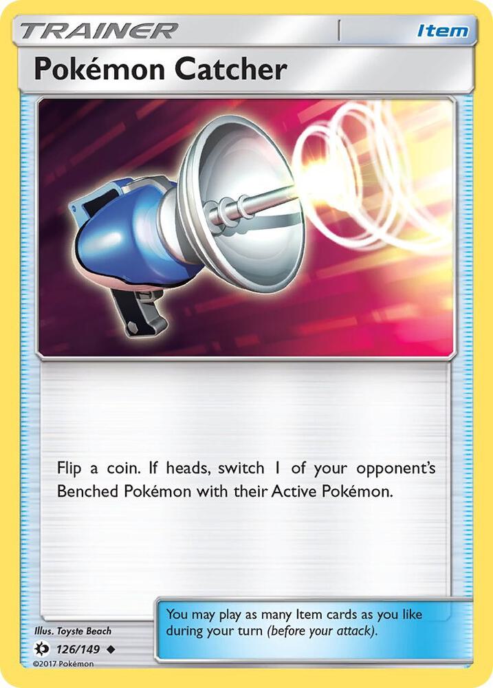 Pokemon  Pokémon Catcher  126/149  Sun & Moon