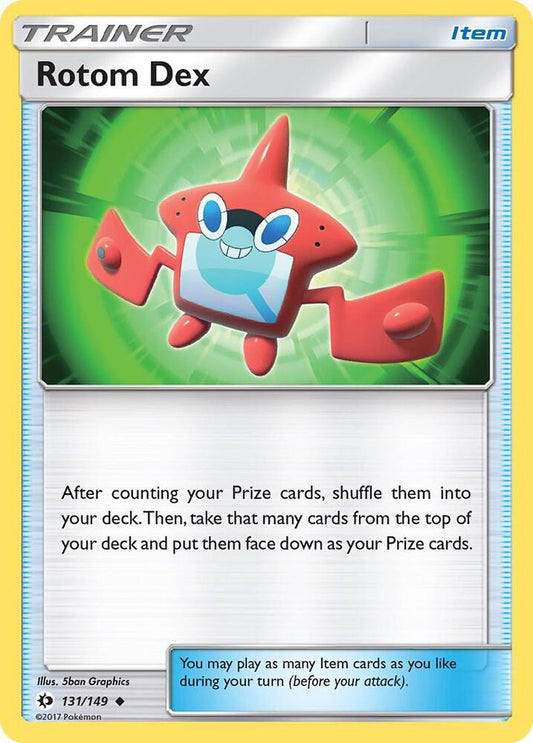 Pokemon Rotom Dex  131/149  Sun & Moon