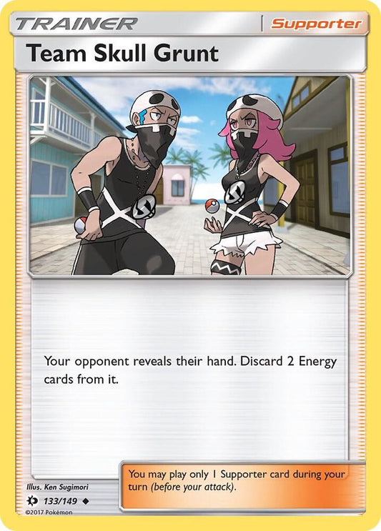 Pokemon  Team Skull Grunt  133/149  Sun & Moon