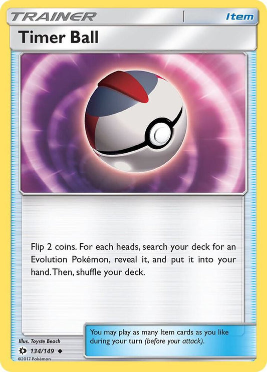Pokemon  Timer Ball  134/149  Sun & Moon
