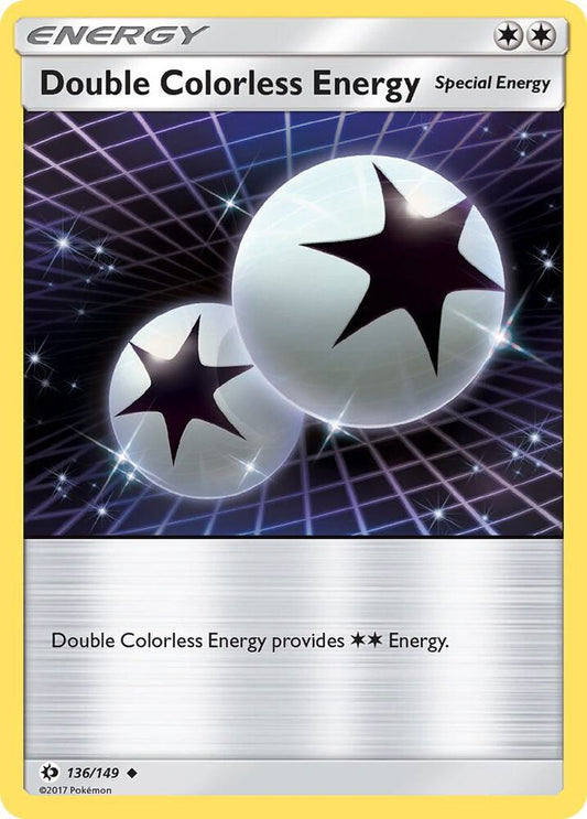 Pokemon Double Colorless Energy  136/149  Sun & Moon