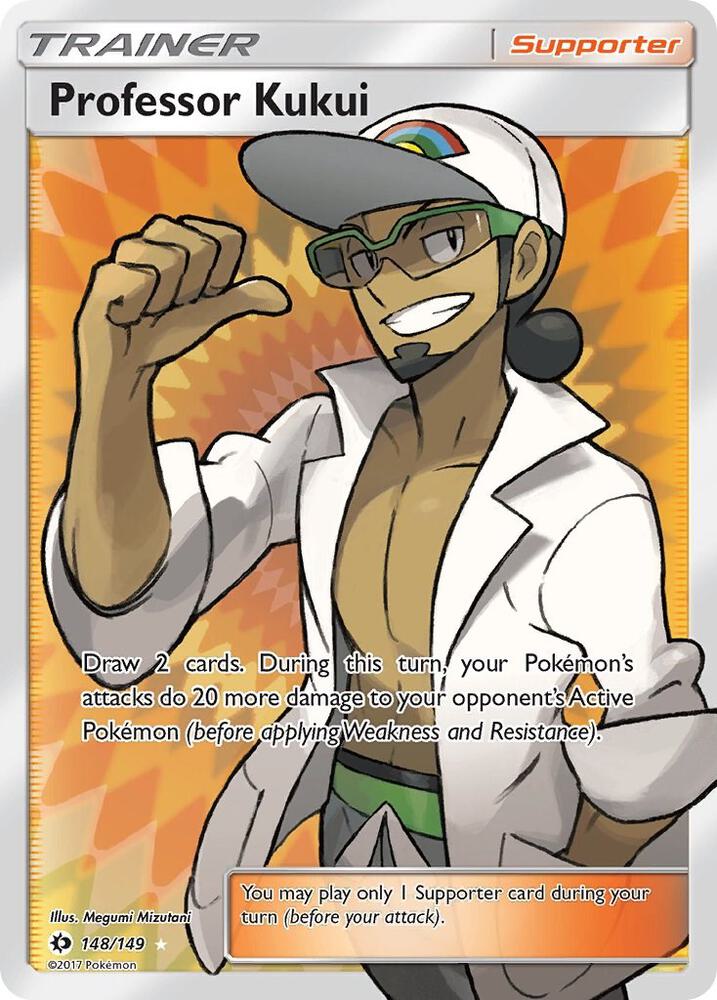 Pokemon  Professor Kukui  148/149  Sun & Moon