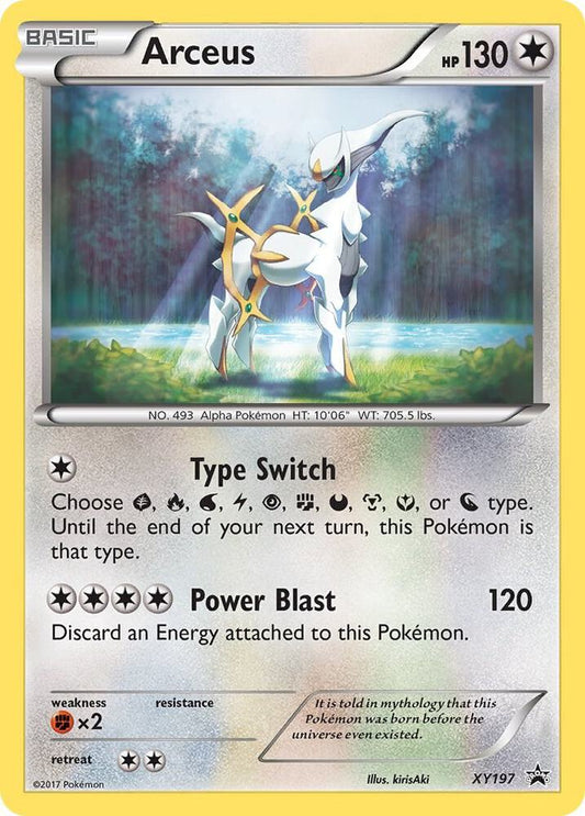 Pokemon Arceus XY197 XY Black Star Promos