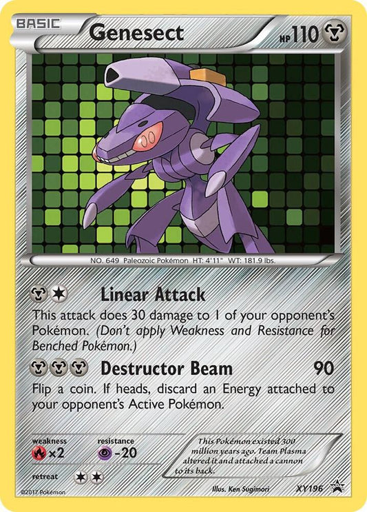 Pokemon Genesect XY196 XY Black Star Promos