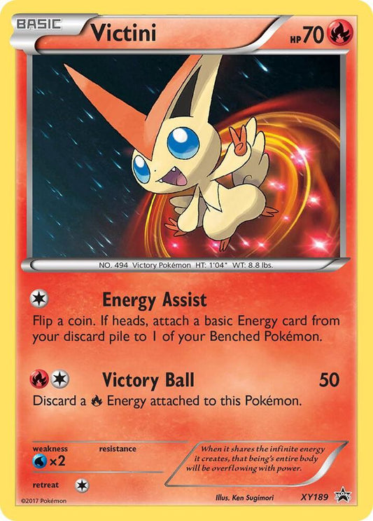 Pokemon Victini XY189 XY Black Star Promos