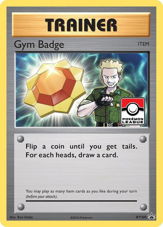 Pokemon Gym Badge XY205 XY Black Star Promos