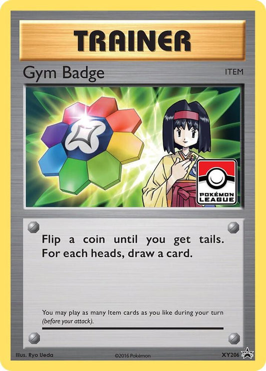 Pokemon Gym Badge XY206 XY Black Star Promos