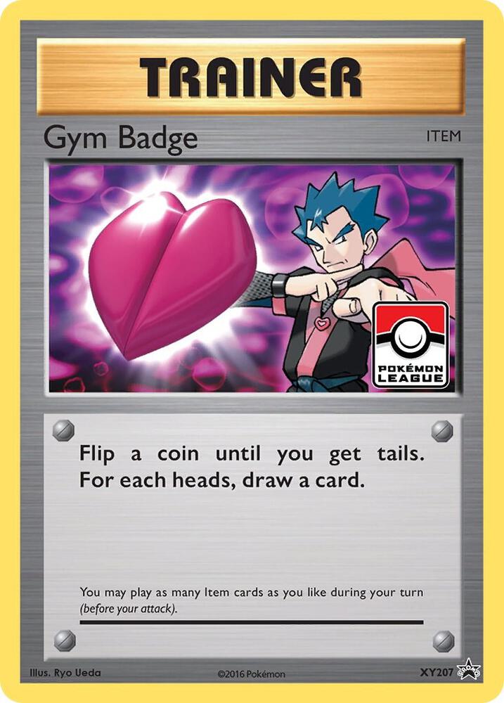Pokemon Gym Badge XY207 XY Black Star Promos