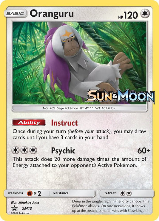 Pokemon Oranguru SM13 SM Black Star Promos