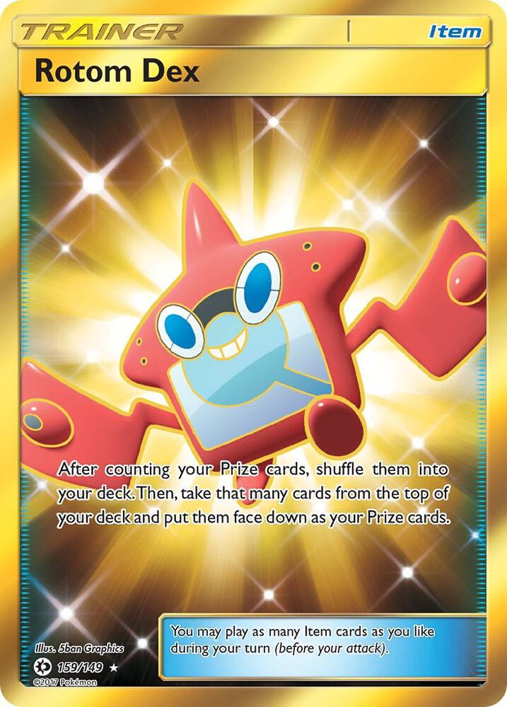 Pokemon Rotom Dex  159/149  Sun & Moon