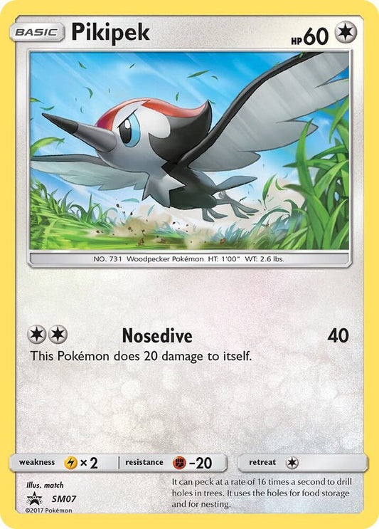 Pokemon Pikipek SM07 SM Black Star Promos