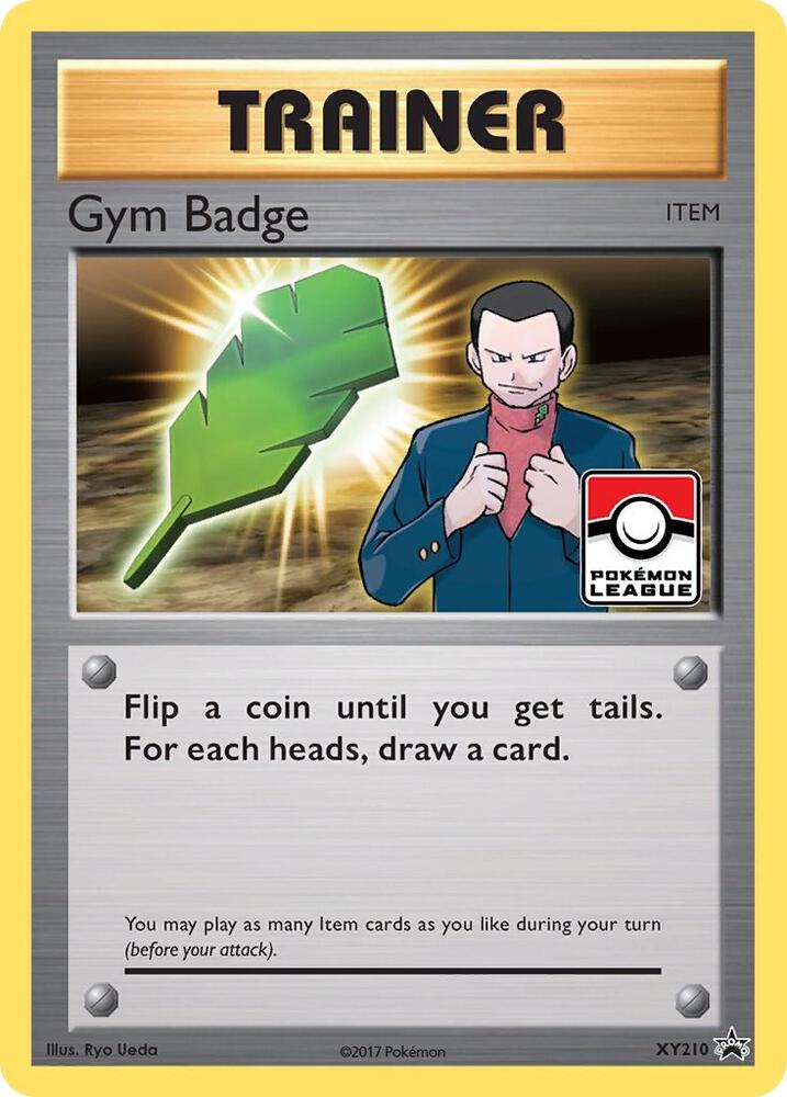Pokemon Gym Badge XY210 XY Black Star Promos