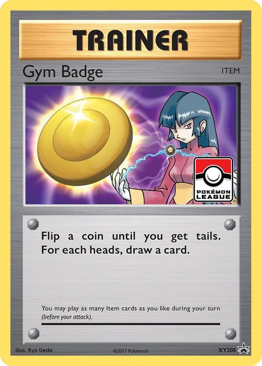 Pokemon Gym Badge XY208 XY Black Star Promos
