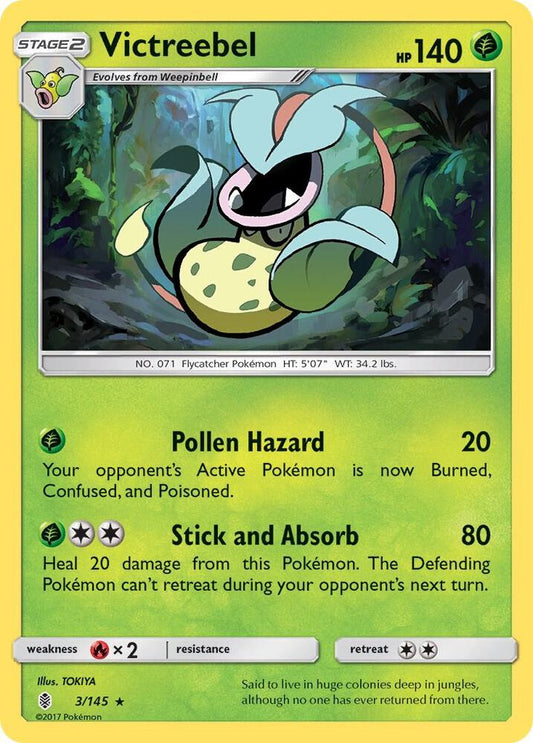 Pokemon Victreebel 3/145 Guardians Rising