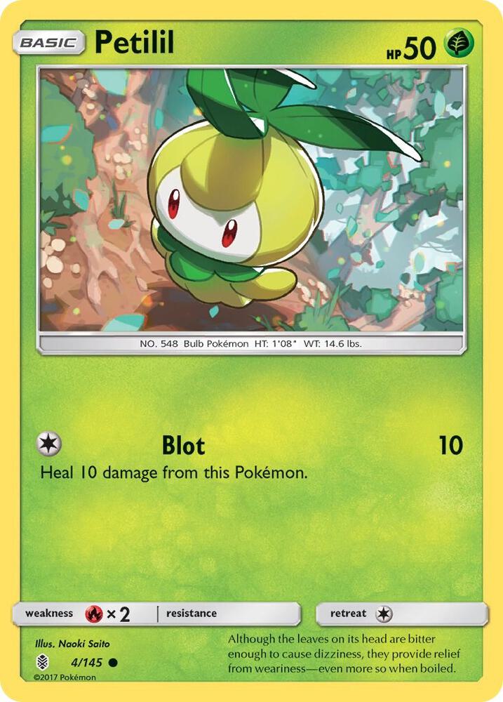 Pokemon Petilil 4/145 Guardians Rising
