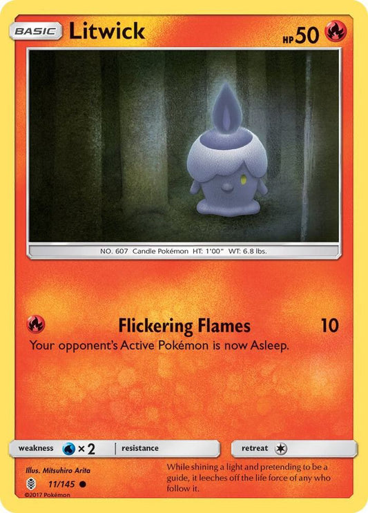 Pokemon Litwick 11/145 Guardians Rising