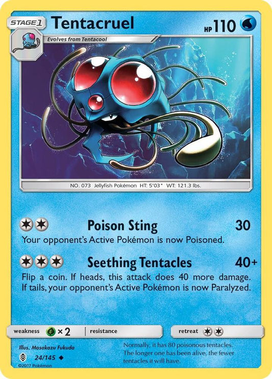 Pokemon Tentacruel 24/145 Guardians Rising