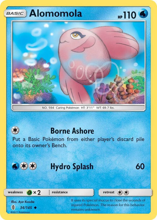 Pokemon Alomomola 36/145 Guardians Rising
