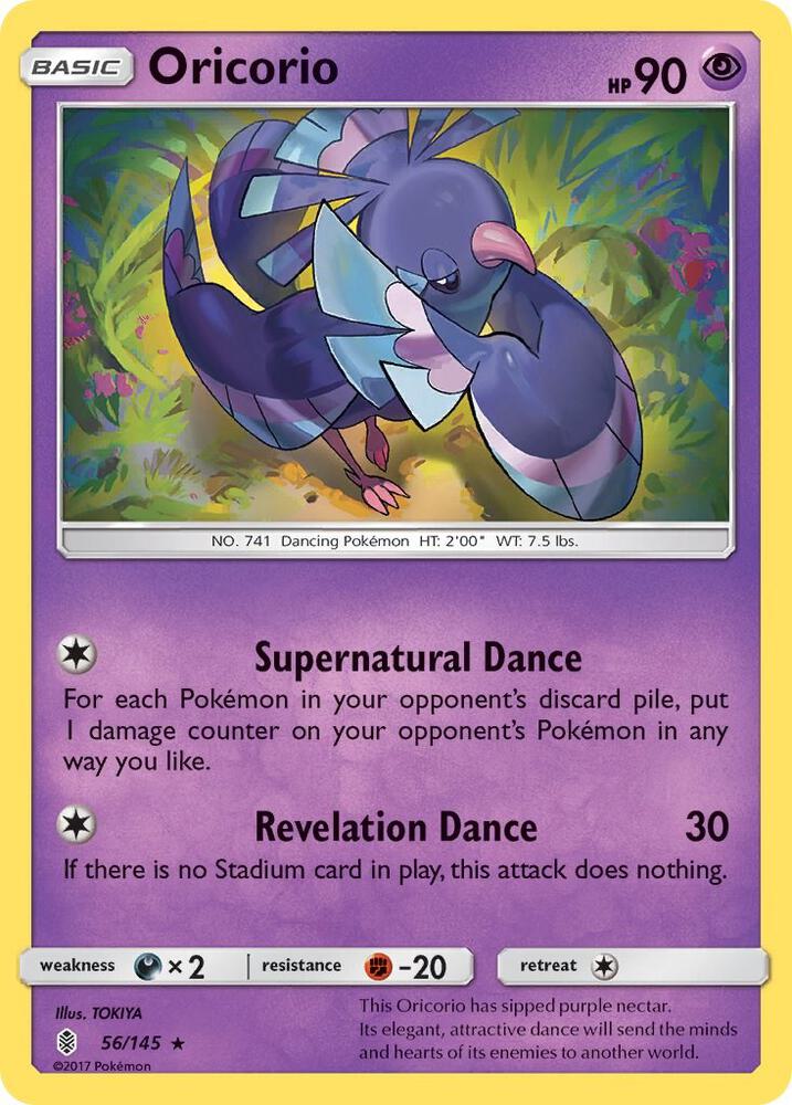 Pokemon Oricorio 56/145 Guardians Rising