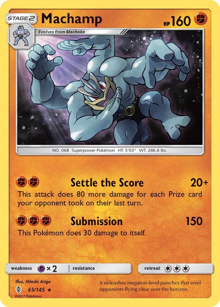 Pokemon Machamp 65/145 Guardians Rising