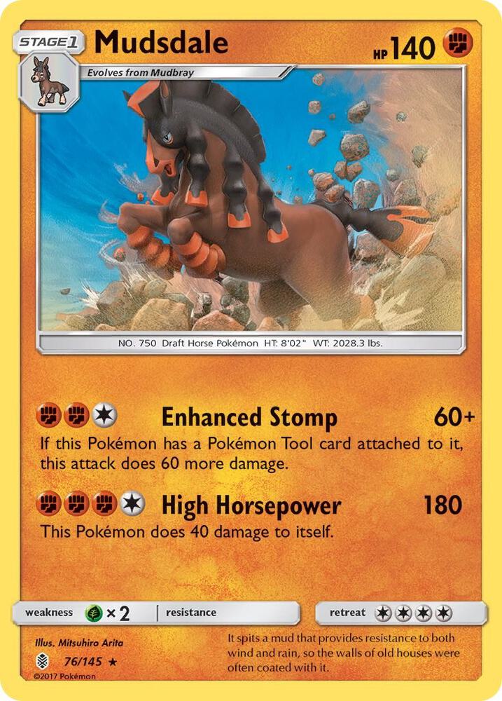 Pokemon Mudsdale 76/145 Guardians Rising