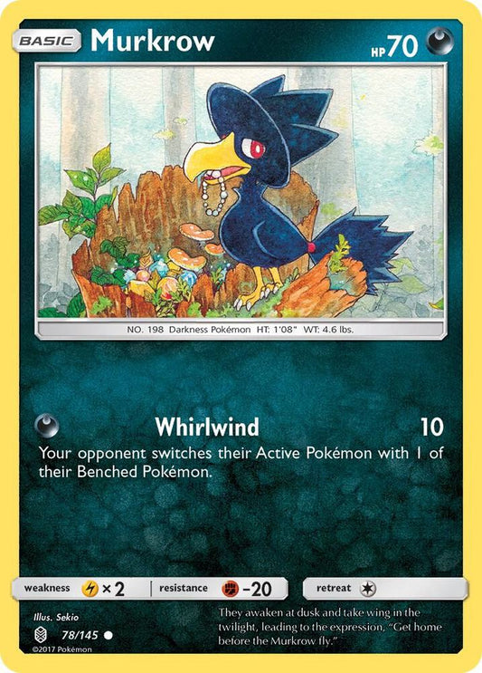 Pokemon Murkrow 78/145 Guardians Rising