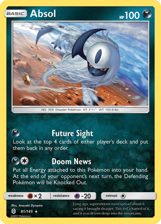 Pokemon Absol 81/145 Guardians Rising