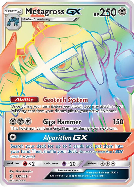 Pokemon Metagross GX 157/145 Guardians Rising