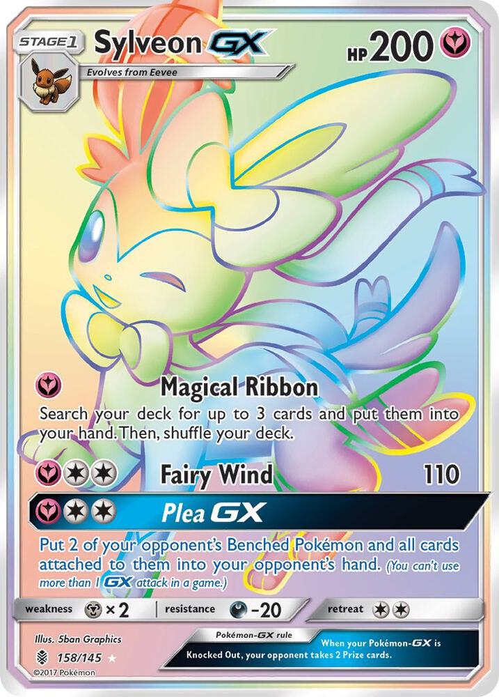 Pokemon Sylveon GX 158/145 Guardians Rising