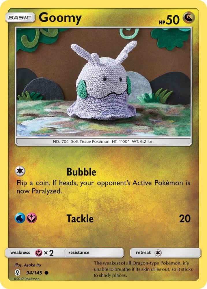 Pokemon Goomy 94/145 Guardians Rising