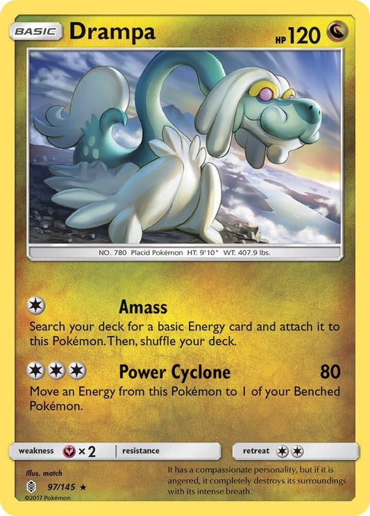 Pokemon Drampa 97/145 Guardians Rising
