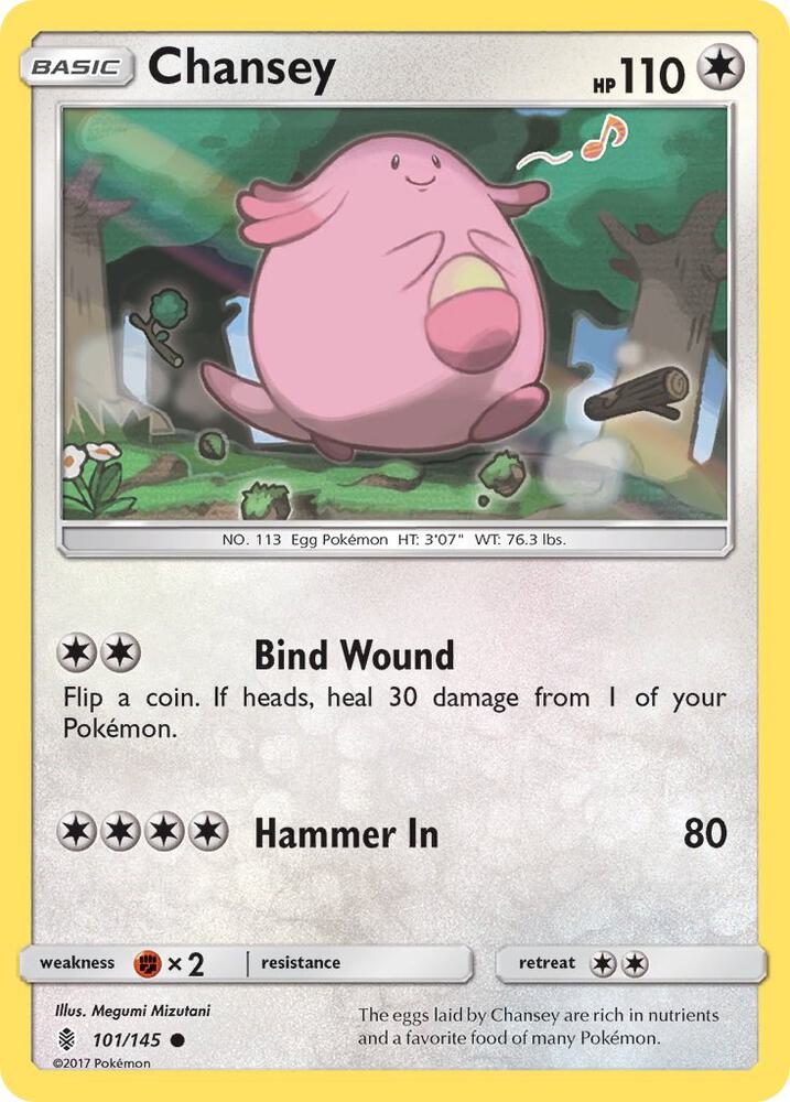 Pokemon Chansey 101/145 Guardians Rising
