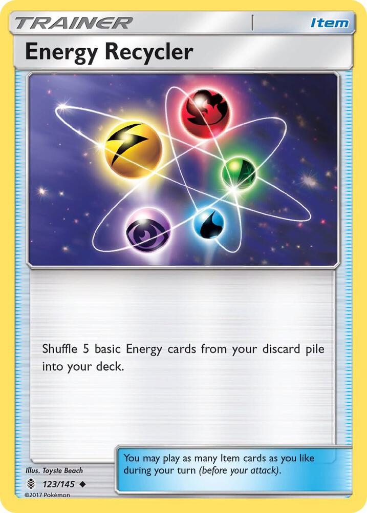Pokemon Energy Recycler 123/145 Guardians Rising