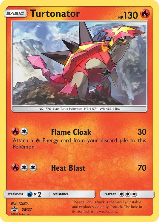 Pokemon Turtonator SM27 SM Black Star Promos