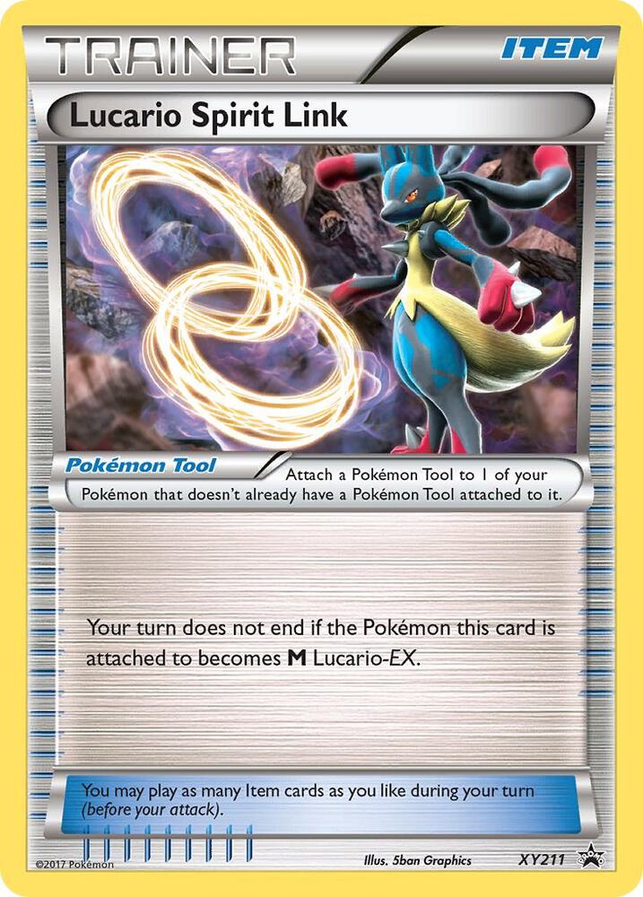 Pokemon Lucario Spirit Link XY211 XY Black Star Promos