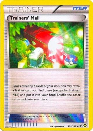Pokemon Trainers' Mail 92a/108 Yellow A Alternate Art